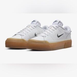 Nike Court Legacy Lift White Vintage Green Gum Women’s Sneakers